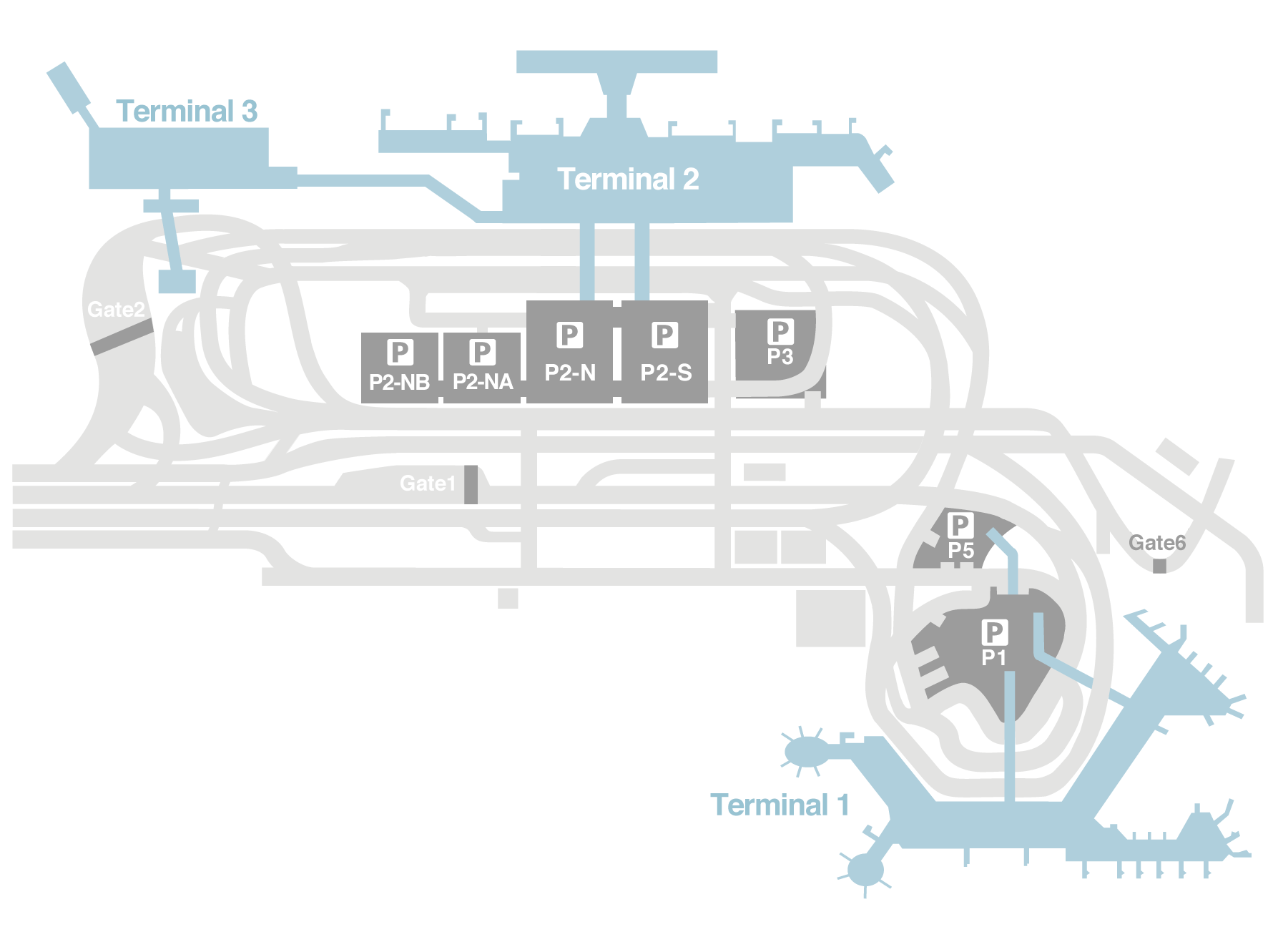 Parking lot map